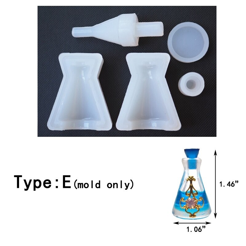 Bouteille de parfum magique en forme de Potion Mana, outils de bricolage artisanal, moule en résine époxy en Silicone pour: E Mold