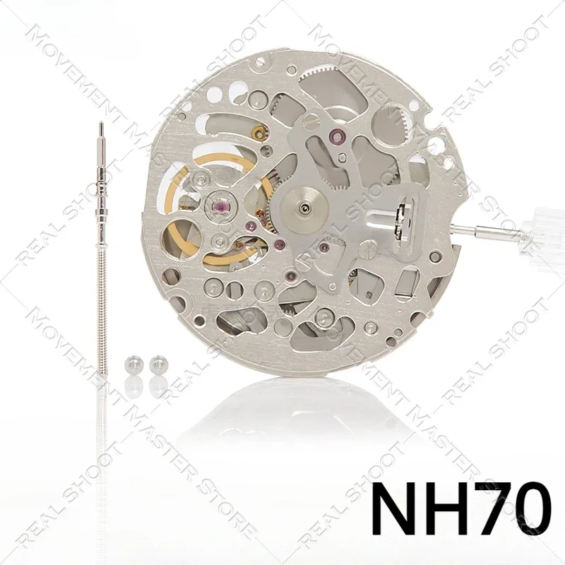 movimiento Original japonés NH70 NH70a, movimiento mecánico, piezas de repuesto de movimiento de reloj