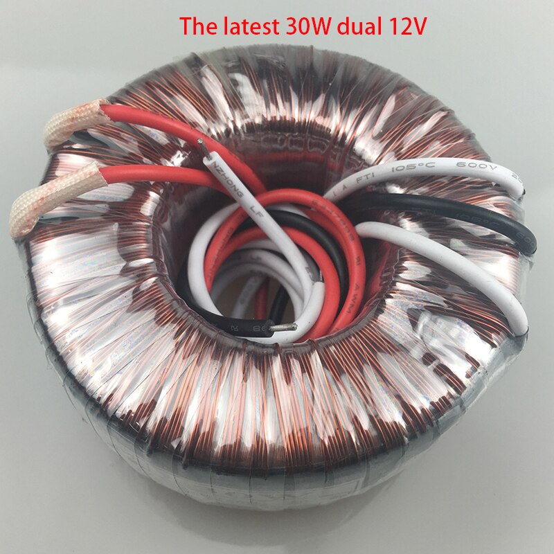 KYYSLB 30W Pure Copper Wire Ring Cattle Power Amplifier Transformer Double 15V Dual 12V Double 9V Three Specifications