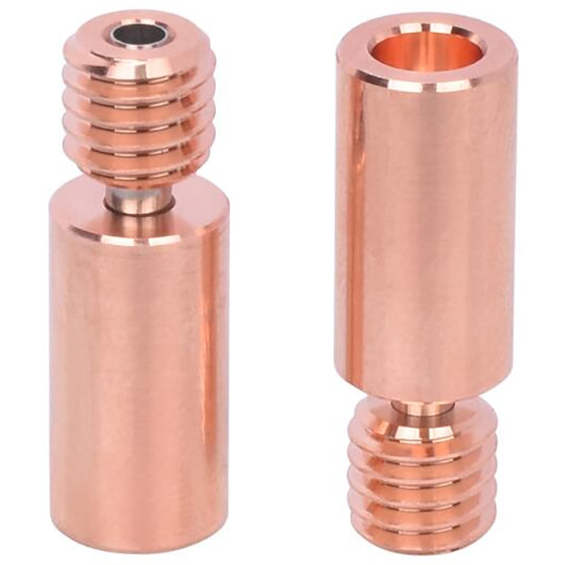 2Pcs Bimetal Thermal Break V6 Heating Block, Used to Break 1.75MM Smooth Filament: Default Title