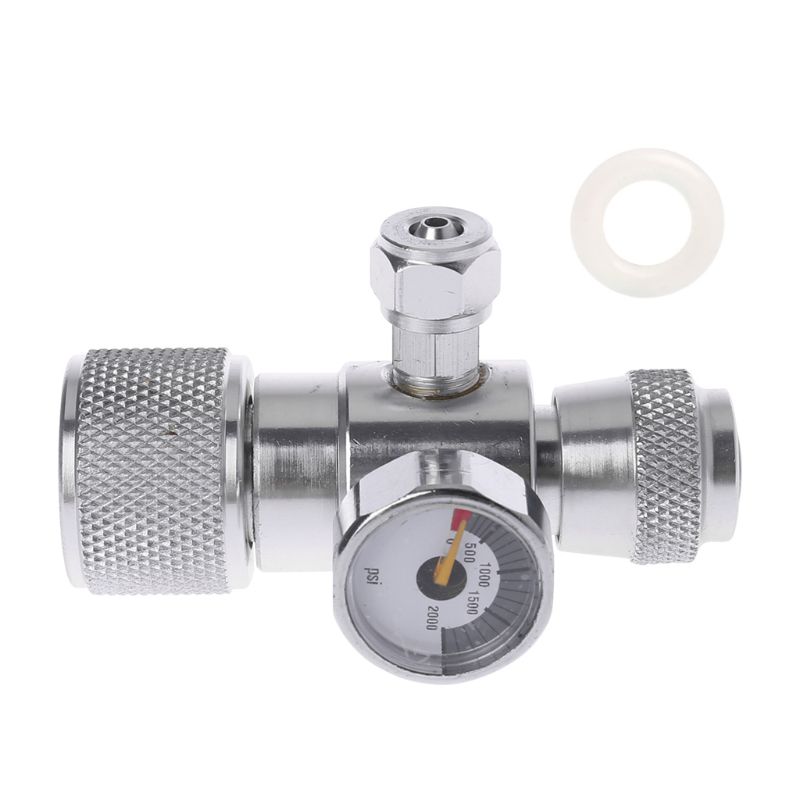Co2 Pressure Gauge JIS m22-14 Regulator Manometer Over 1500PSI Cylinder Reducer Valve Moss Plant Aquarium Single Indicator