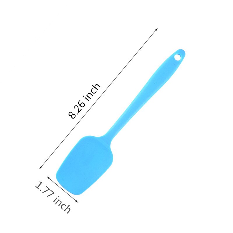 Food Grade Silicone Spatula Spoon Scraper Heat-Resistant Flexible Baking Mixing Spoon Buttter Ice Cream Scoop Kitchen Tools