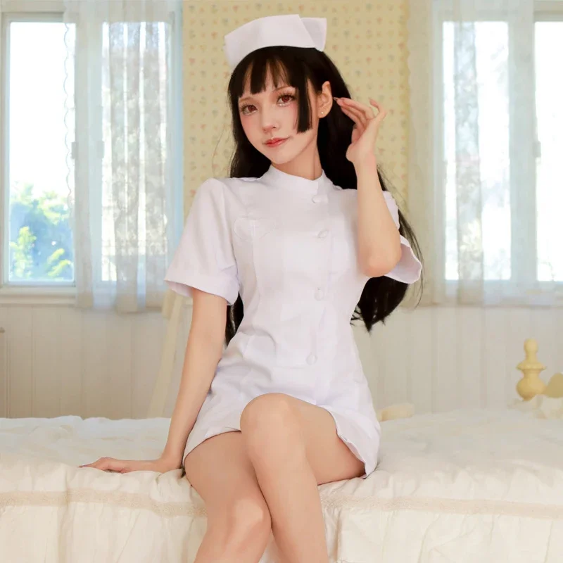 Japanese anime nurse uniform dress pajamas costumes cosplay