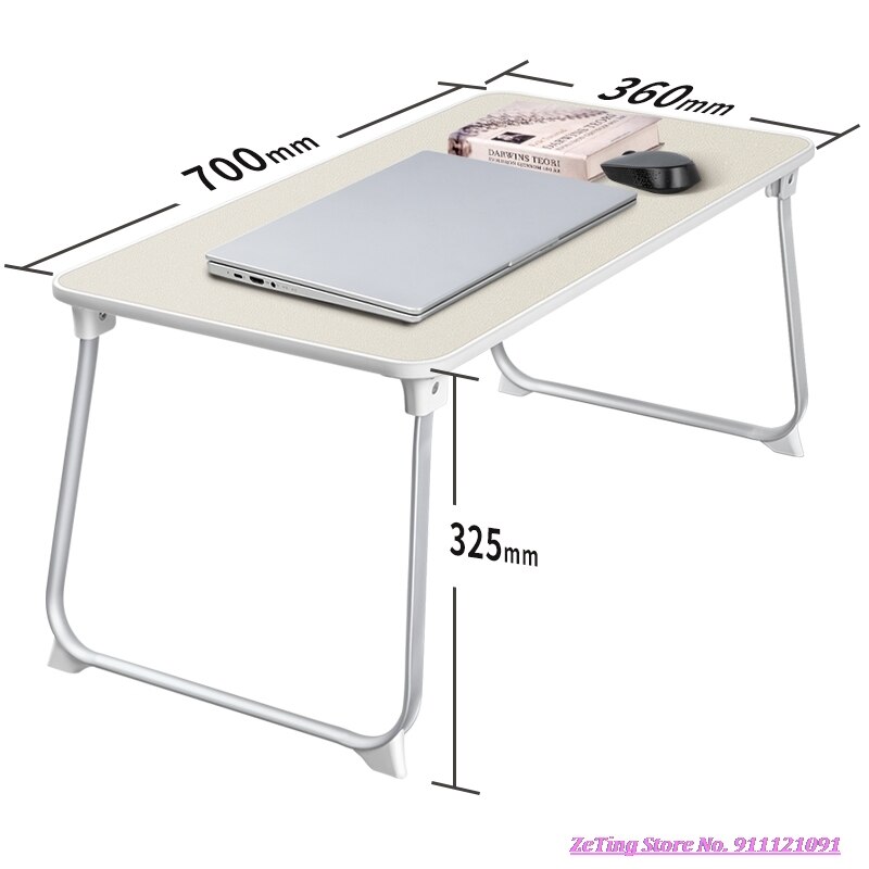 Foldable laptop desk for bed & Sofa writing desk small table household dining table children's bay window foldable bracket Cool: 700x360x325mm