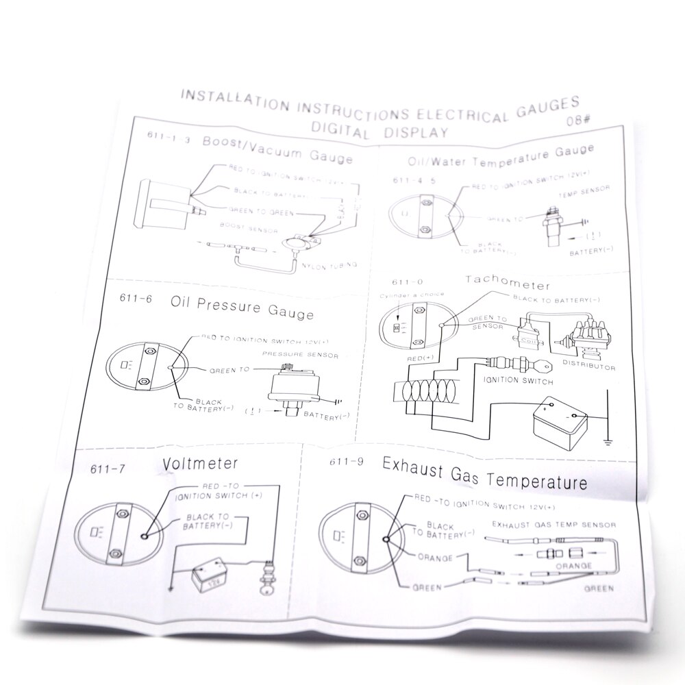 DepoTuning 2'' 52MM Boost BAR -1~2 Bar/PSI -14~30PSI