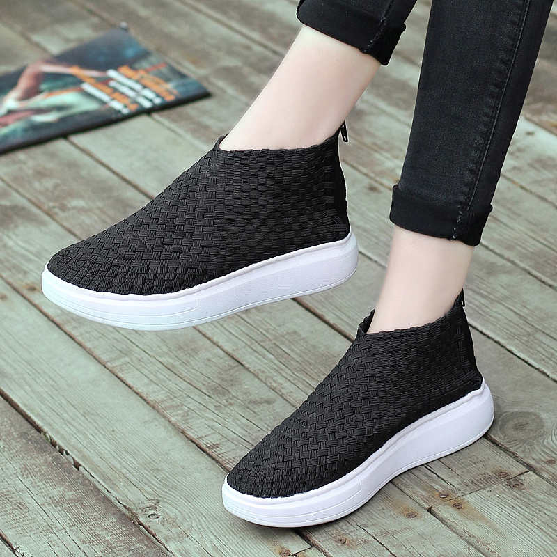 Women&#39;s Sport Shoes On The Platform Baskets Running Girl Shark Platform Sports Shoes Woman Sneakers Woman Summer Tennis