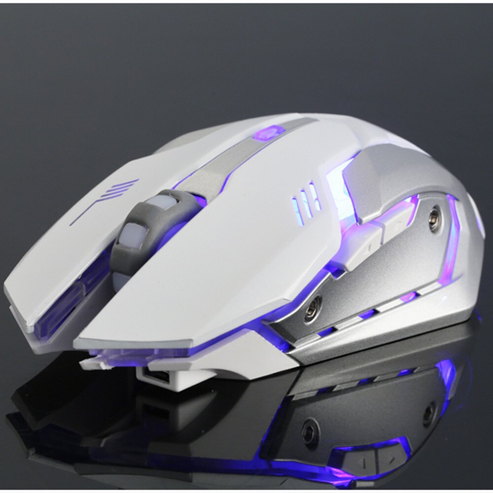 Mouse Inalambrico Usb Sem Fio Rechargeable X7 Wireless Silent LED Backlit USB Optical Ergonomic Gaming Mouse souris san