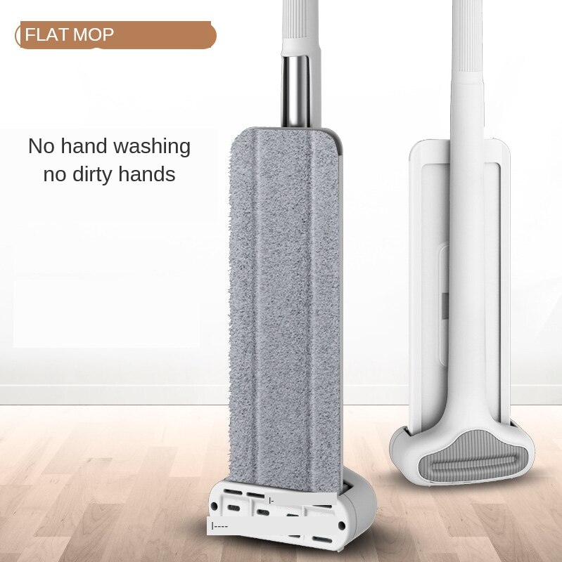 A lavagem das mãos xiaomijia livre ferramentas de uso doméstico mop seco e molhado plana preguiçoso para lavar piso microfibra mop almofadas de remoção de poeira deslizante