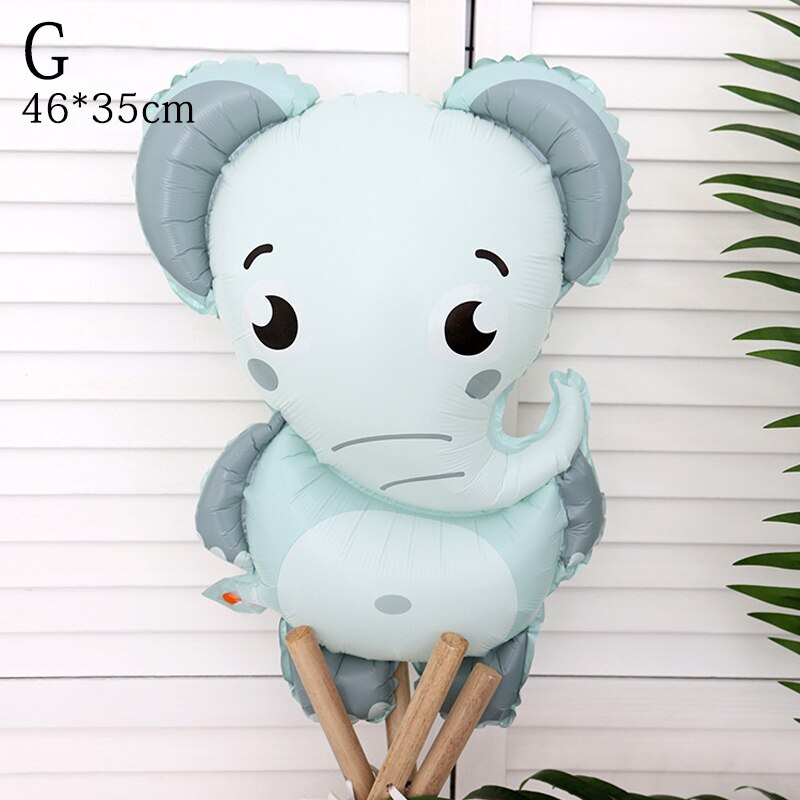 Ballon en aluminium en forme d'animal de dessin animé, mignon, renard, panda, poulpe, poisson étoile de mer, décor de fête d'anniversaire, jouets pour enfants, fête prénatale,: 7