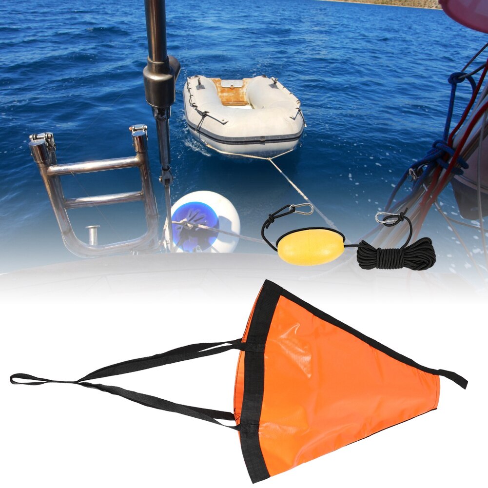 Kotwica łodzi pływak nowy 32 Cal ciężki obowiązek trwały pcv brązowy zestaw łodzi pływak jacht guma łódka kajakowa kajak dryf kotwica sprzęt