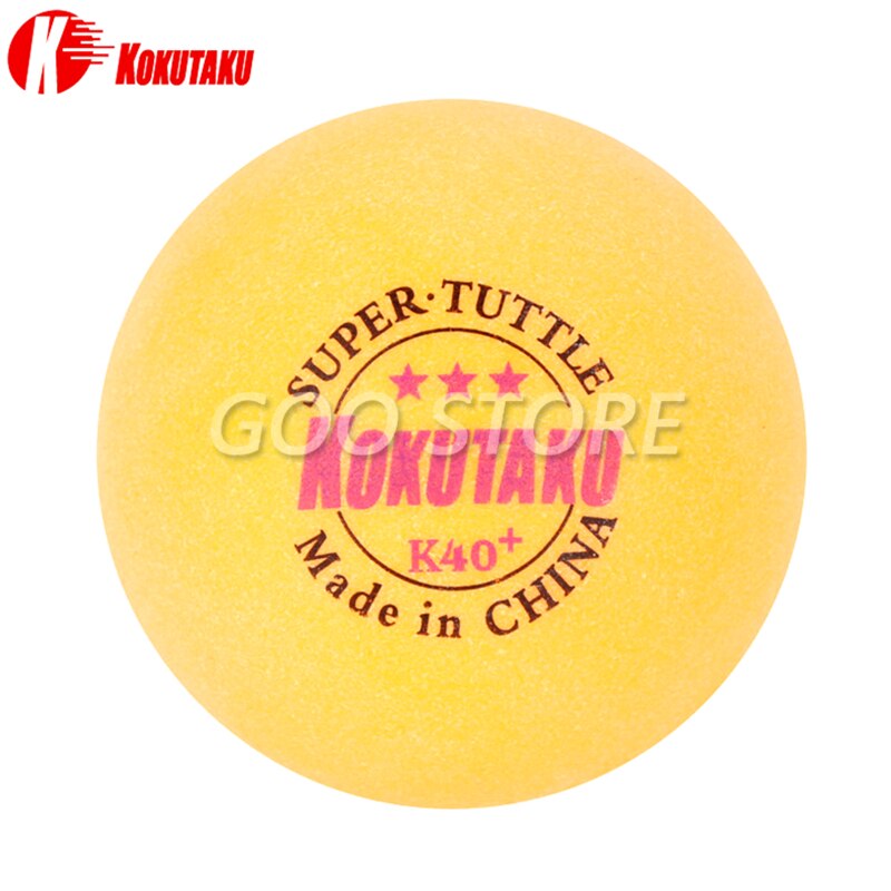 KOKUTAKU 3 stelle K40 + pallina da ping-Pong giochi di tripolazione professionali palline da ping Pong KOKUTAKU in plastica ABS cucite