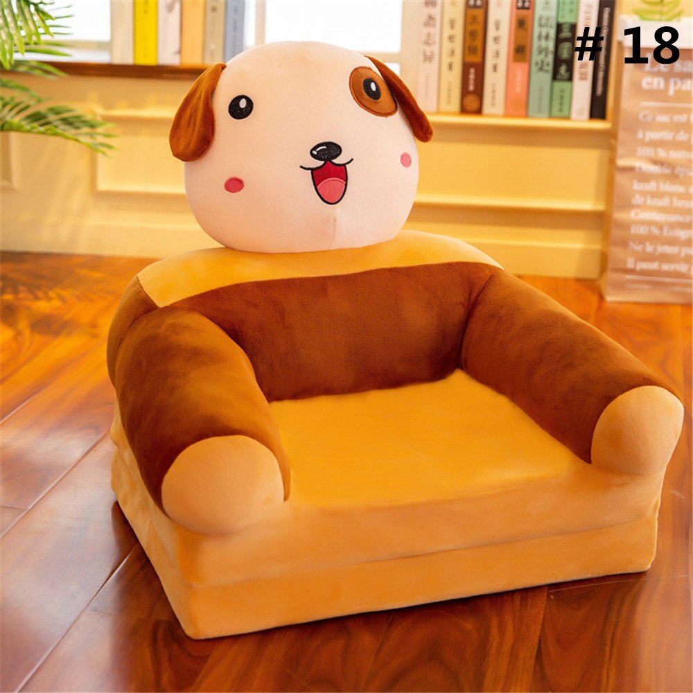 Baby Sofa Cover Geen Vullen Babyzitje multi-layer kinderen Sofa Cartoon Opvouwbare Kinderstoel Leuke Lui Persoon liggen Seat: Model 18