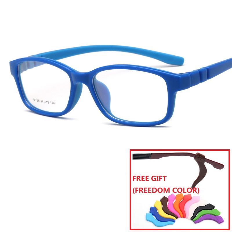 Zerosun Children Eyeglasses Frame Boys Girls Kids Optic Eyeglass Silicone Soft Flexible Glasses Child Boy's Girl's Eyewear
