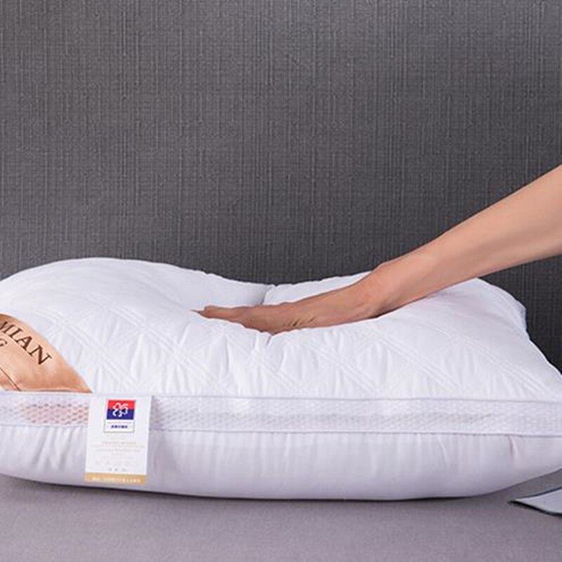 simple Double confortable cou oreiller hôtel oreiller étudiant dortoir plume cou oreiller