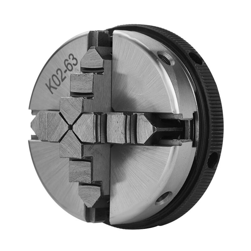 Plato torno de madera Manual de Metal autocentrado DIY para K02-63, herramienta de piezas de carpintería