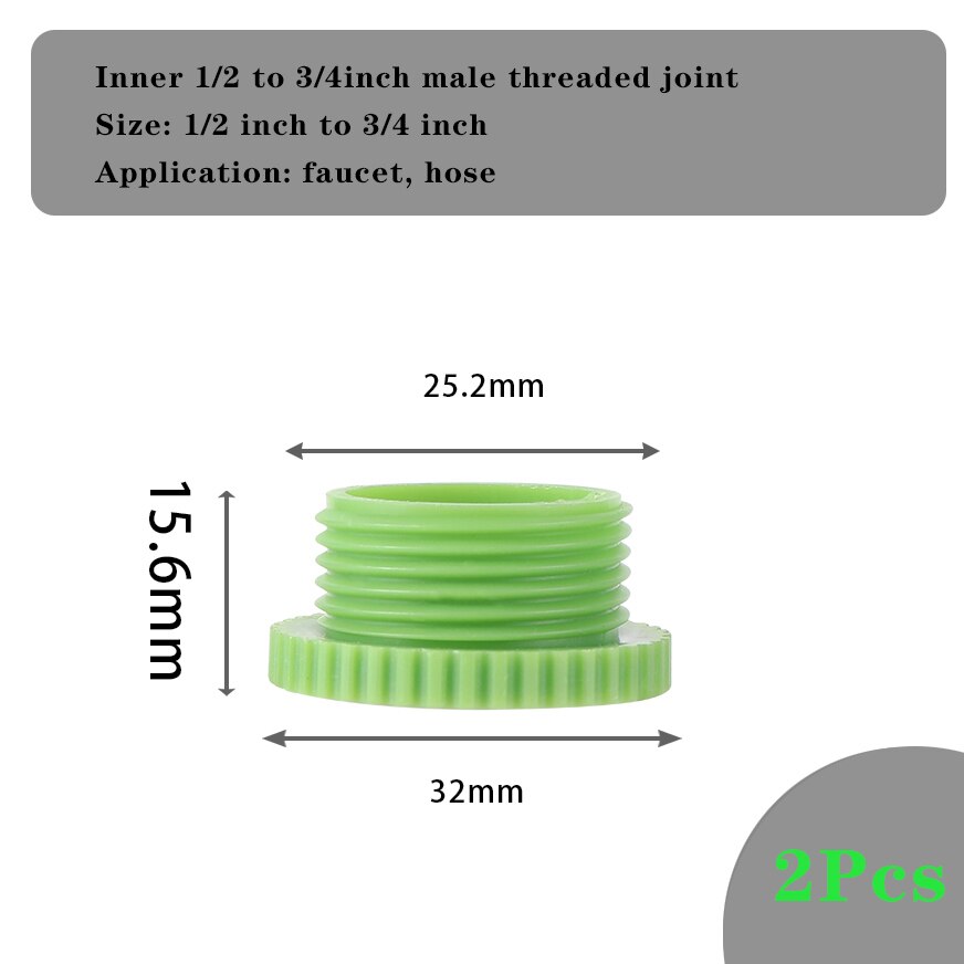 Raccords d'arrosage goutte-à-goutte, raccords de dérivation à simple et double tuyau en té barbelé de 1/4 pouces, connecteur de tuyau de 4/7mm, 2 pièces