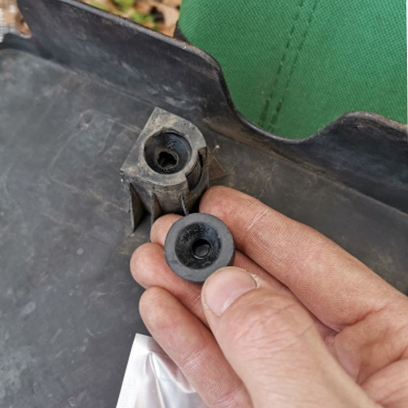 Tapa protectora para motor de coche, almohadilla de goma para motor debajo de la placa, 23GC, 5 uds.