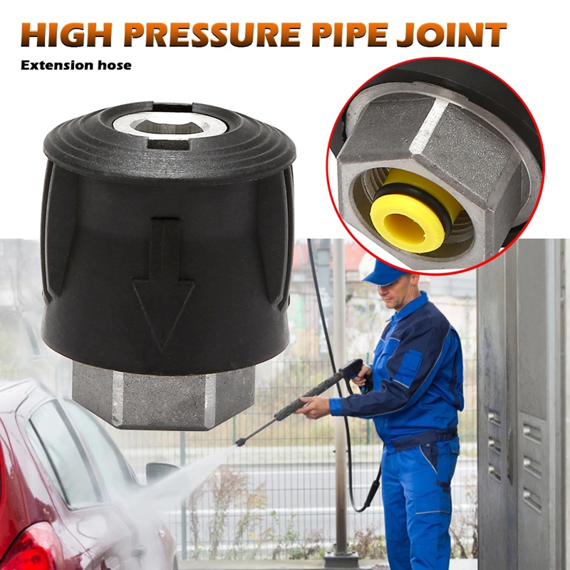 Wash Hose Connector Quick Connect Coupler Adapter M22 x 14mm for Karcher K Series High Pressure Washer: Default Title