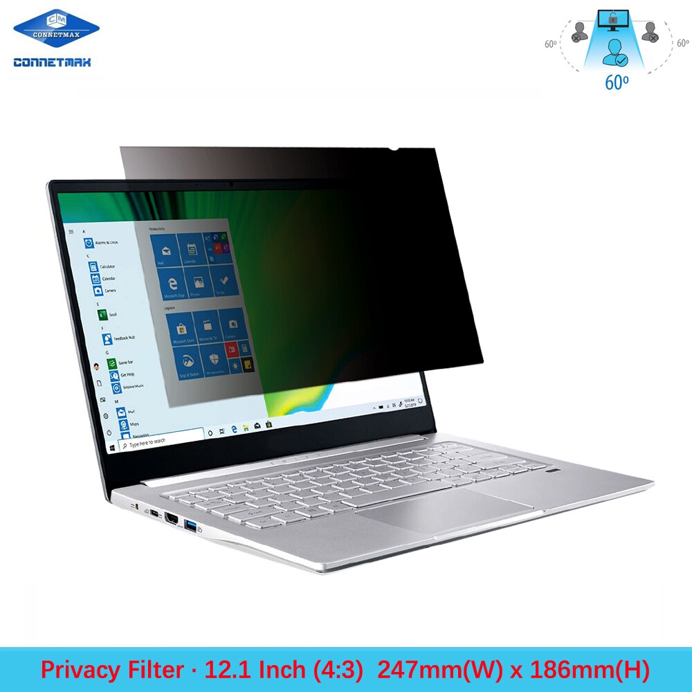 12.1 &quot;pollici (In Diagonale Misurata) Anti-Glare Privacy Filter per Schermo Standard (4:3) del computer portatile LCD Monitor