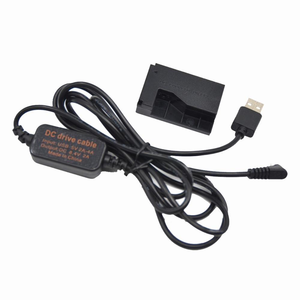 Chargeur de téléphone portable avec câble usb et coupleur cc, batterie factice pour Canon EOS 100D kiss X7 Rebel SL1