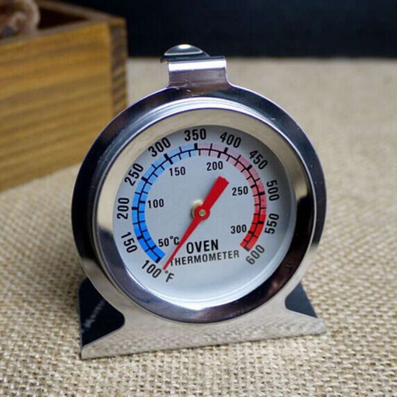 1 Pcs Huishoudelijke Thermometers Voedsel Vlees Temperatuur Stand Up Wijzerplaat Rvs Oven Thermometer