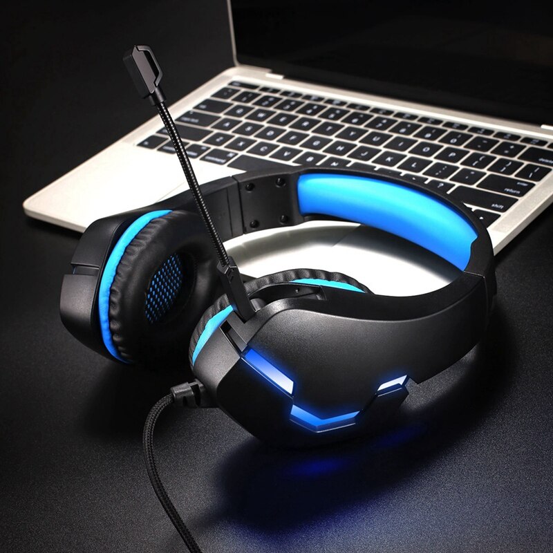 G10 Head-Mounted Gaming Headset Microphone Wired Stereo Bass USB Headset for PS4/PS5 Computer PC Laptop