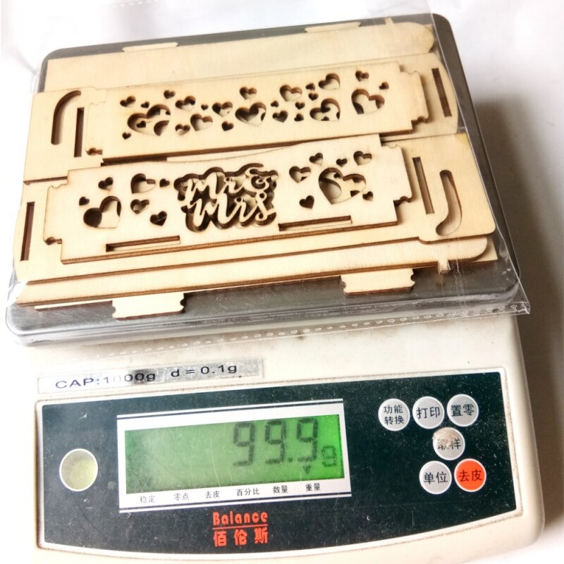 Party Wedding Guest Book Storage Box Wooden Card Boxes Decoration Birthday Supplies Heart Box