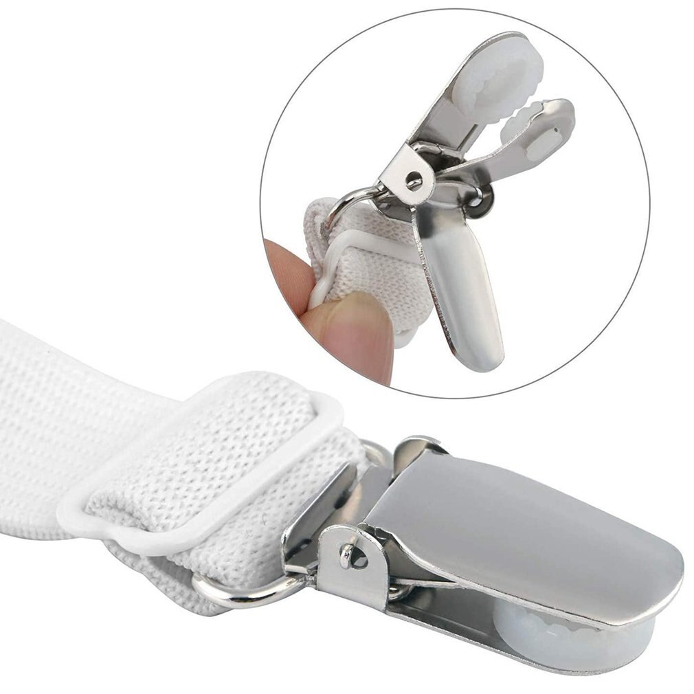 Tensor de lámina elástica de Rango ajustable, con Clip de Metal, multiusos, fácil de instalar, Tensor duradero