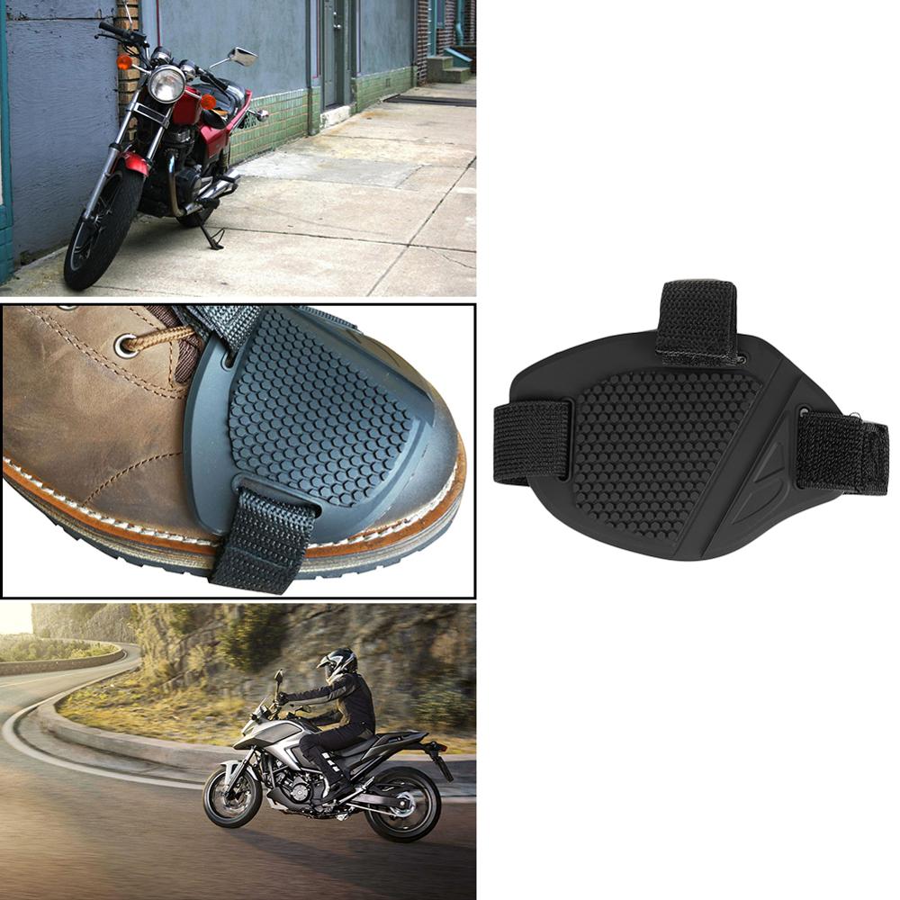 Capa protetora para botas de motocicleta, preta, equipamento de proteção para sapatos, meia, proteção para botas
