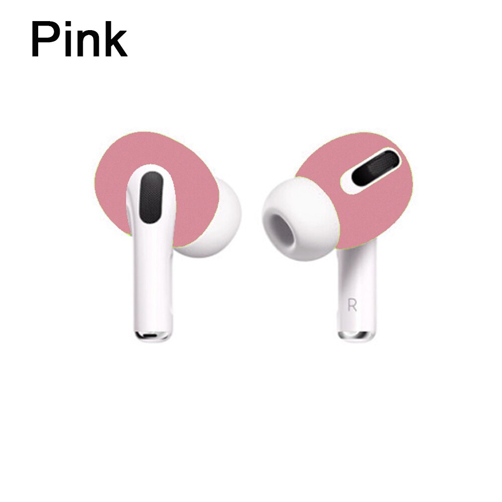 Silikonowe Etui na Słuchawki do Airpods Pro - Miękkie Ultra-cienkie Nakładki Antypoślizgowe: Różowy