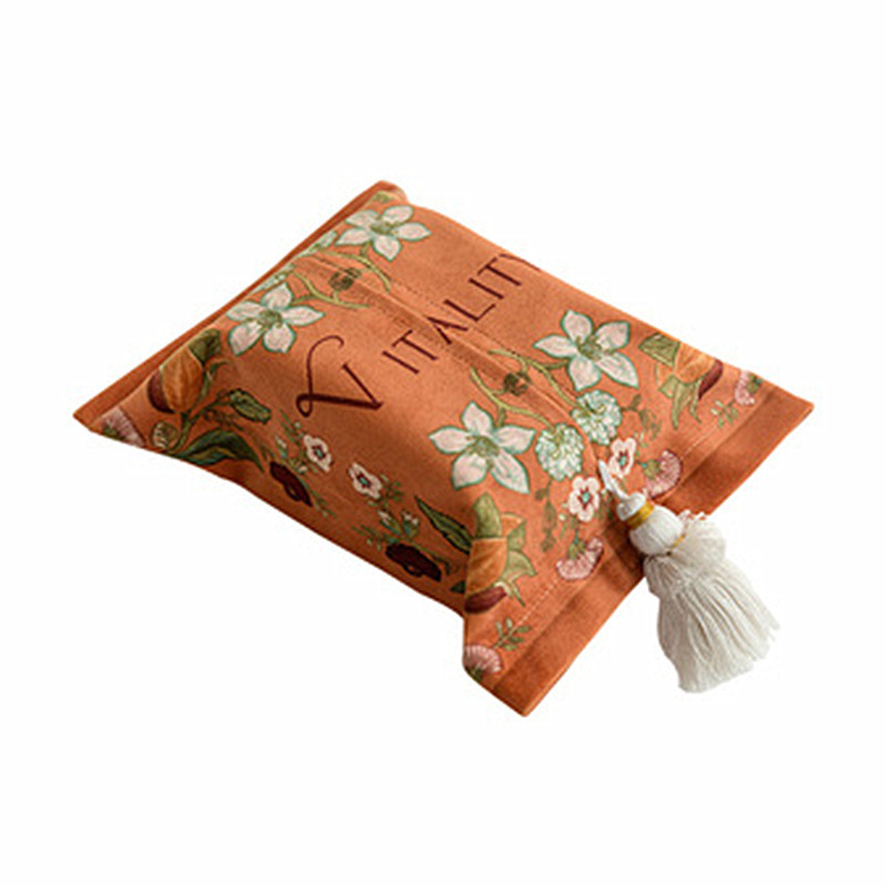Vintage tissue box auto tissue taske vintage husholdning tissue box køkken high-end papir opbevaring print skuffe: 1