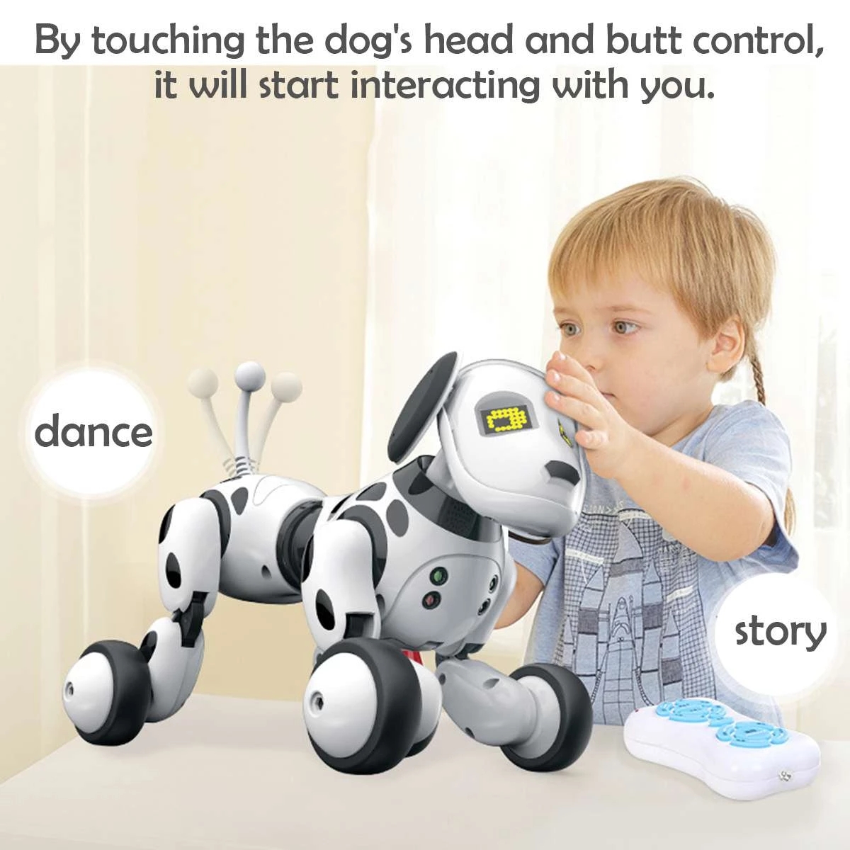 Smart Roboter Hund 2,4G Drahtlose Fernbedienung Intelligente Reden Spaziergang &amp; Dance Roboter Hund pädagogisches Spielzeug Elektronische Haustier kinder