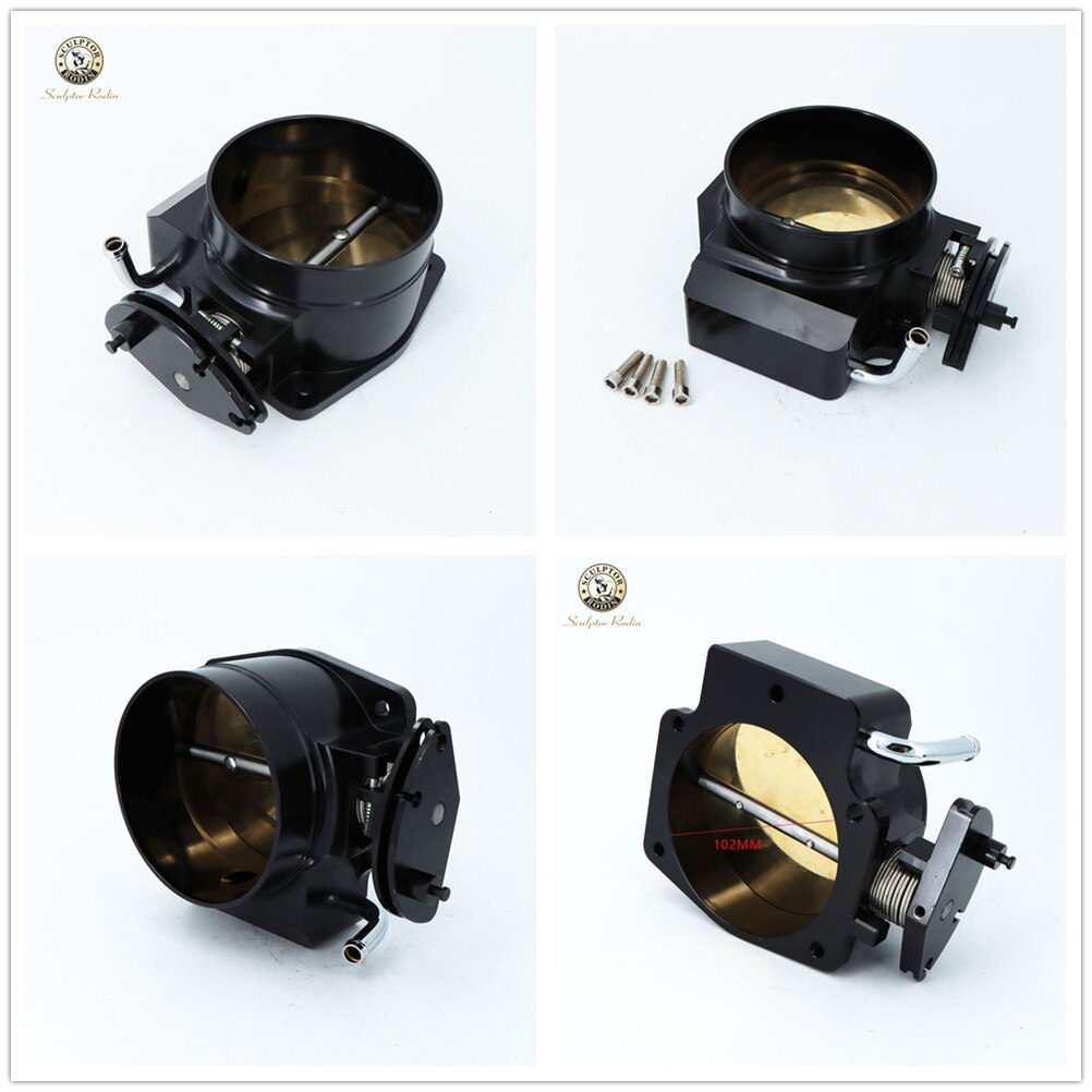 High Flow Billet Aluminum 92mm/102mm Throttle Body For LS1 LS2 LS3 LS6 LSX Car Modification Parts