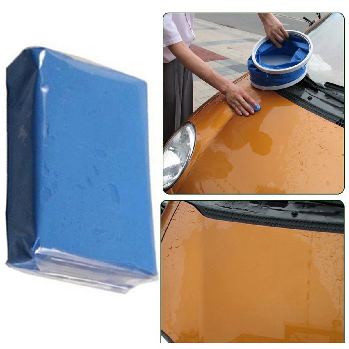 1 pcs 100g Magic Car Cleaning Clay Auto Detailing Sludge Dust Cleaner Washing Mud Works great on metal surface glass plastic