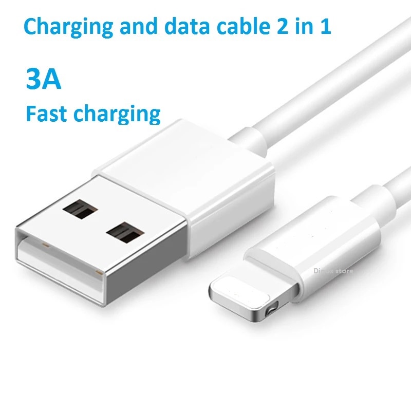 3A 100cm USB Daten Ladekabel für iPhone 6 6S 7 8 Plus X XR XS 11 Profi max 5 S 5C 5 SE iPad Mini 2 3 Schnelle USB Ladegerät Kabel