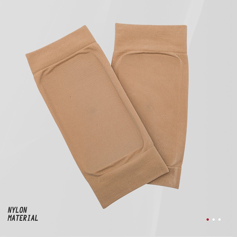 1 par mjuka sko linrelastisk gelbandage nylon ärm ankel häl fot skyddande is konståkning ridning andas