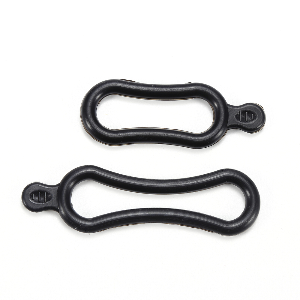 4pcs/2pcs Silicone Rubber Band Ring Compact For Headlight Bicycle Headlamp Bike Light Torch Perfect for Cycling 2 Size Ring: 2pcs