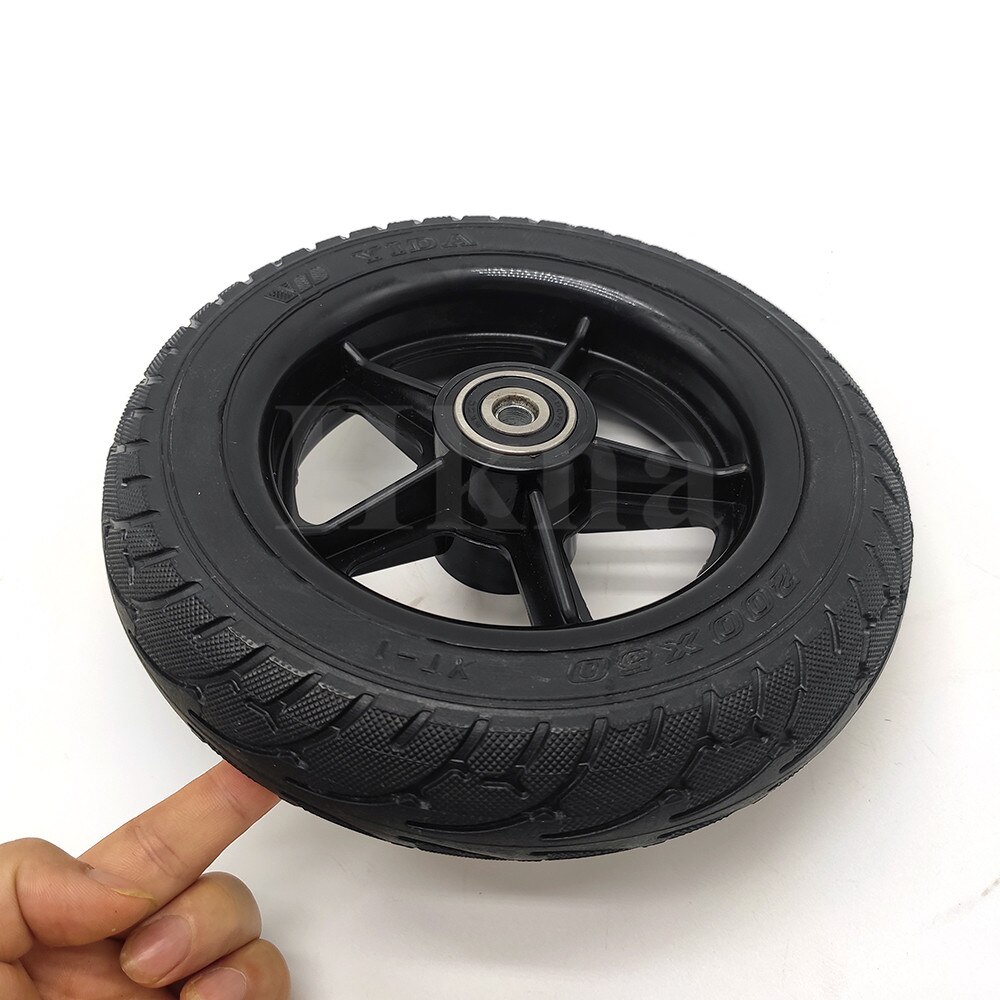 200x50 Solid Tire Wheel for Electric Scooter 8 Inch Solid Wheel Explosion-proof Puncture Proof Tubeless Tyre Parts