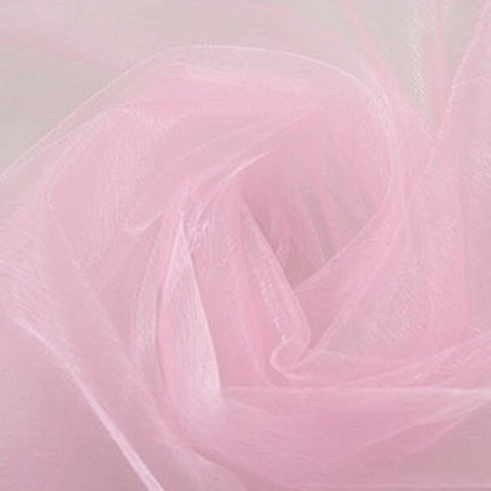 Organza-tejido puro de Organza para decoración de fondo de boda, productos textiles para el hogar, 500CM x 48CM, decoración de habitación: A