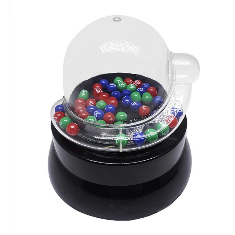 Mini Electric Lucky Number Picking Machine For Lottery Bingo Games Party Club Restaurants Cafes Jackpot Machine