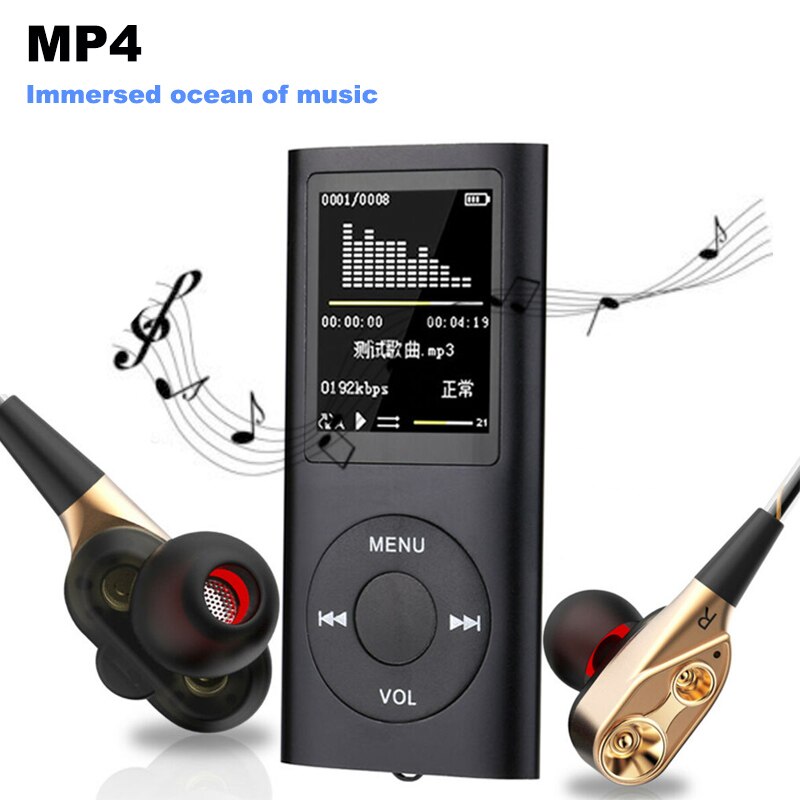 For IPod Style Portable 1.8" LCD MP3 MP4 Music Video Media Player FM Radio Portable Colorful MP3 MP4 Player Music Video