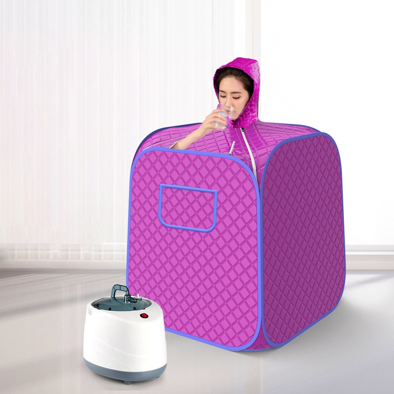 Portable Steam Sauna Room Machine Bath Spa Relax Beneficial Skin Lose Calories Weight Skin Healthy Household Sauna Steaming Set