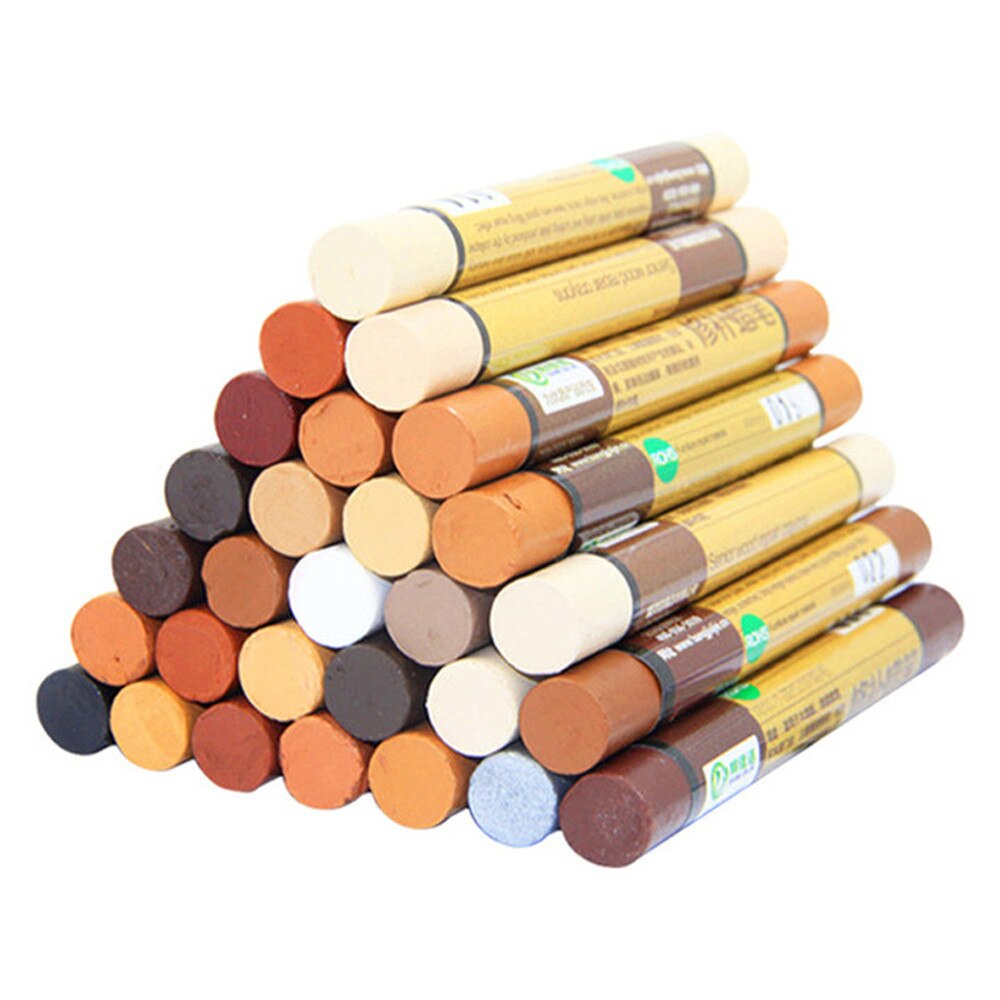 1 Pc Meubels Verf Vloer Wax Krijt Veilig Floor Reparatie Pen Kras Patch Verf Pen Hout Composiet Reparatie Tekening School pennen