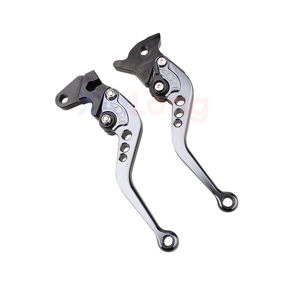 Motocykl CNC regulowane dźwignie hamulcowe sprzęgła robić Yamaha DT 125 125odnośnie 125R 125RL 125LC 125R 125RR 125X DTR 125 DTX 125 1985-2007: szary
