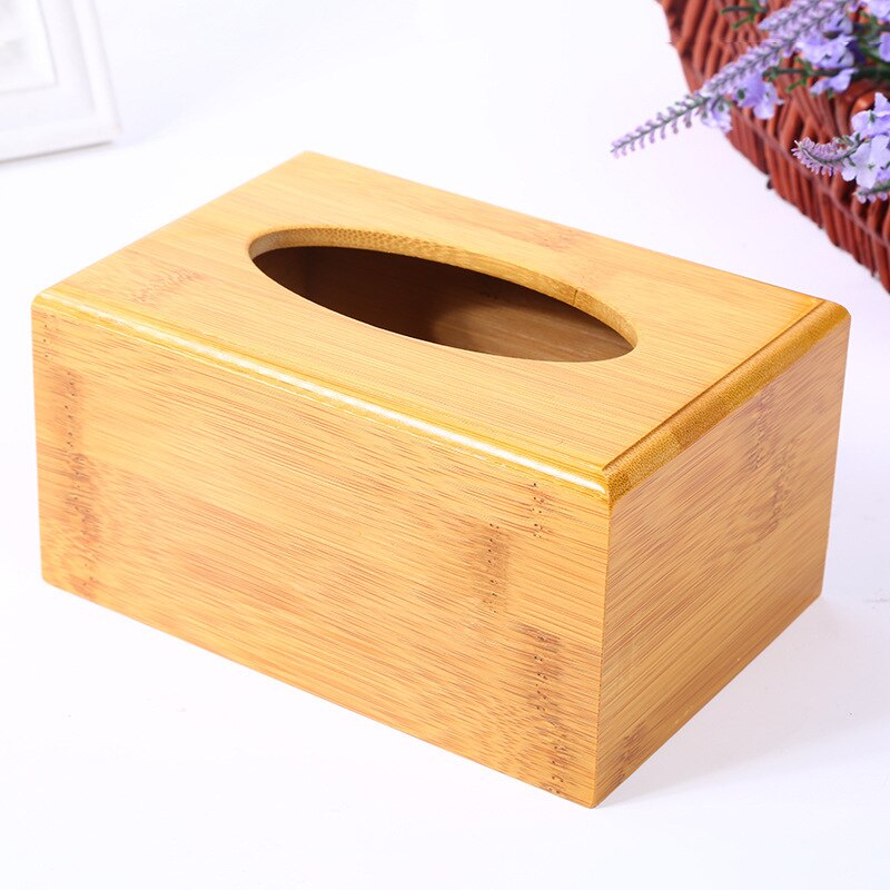 Caja de pañuelos de carbón de bambú Vintage tipo asiento soporte de papel de almacenamiento de rollo recipiente para papel seda organizador de servilletas faciales de baño