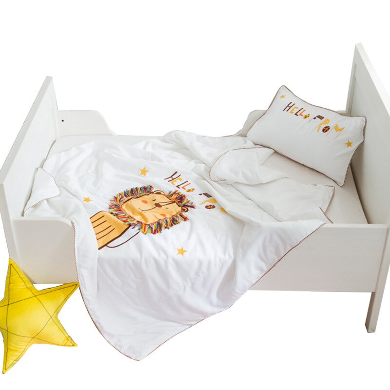 Børn tegneserie blød og behagelig quilt air conditioning quilt enkelt lur tynd quilt seng dækker vaskbart sengetøj artikel