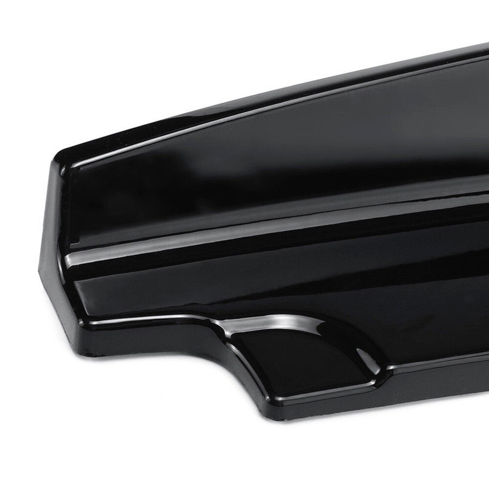 2 PCS Car Carbon Fiber Rear Bumper Lip Wrap Angle Diffuser Splitter Protect Fin Bumper Bumper Lip Lip Diffuser Diffuser ABS