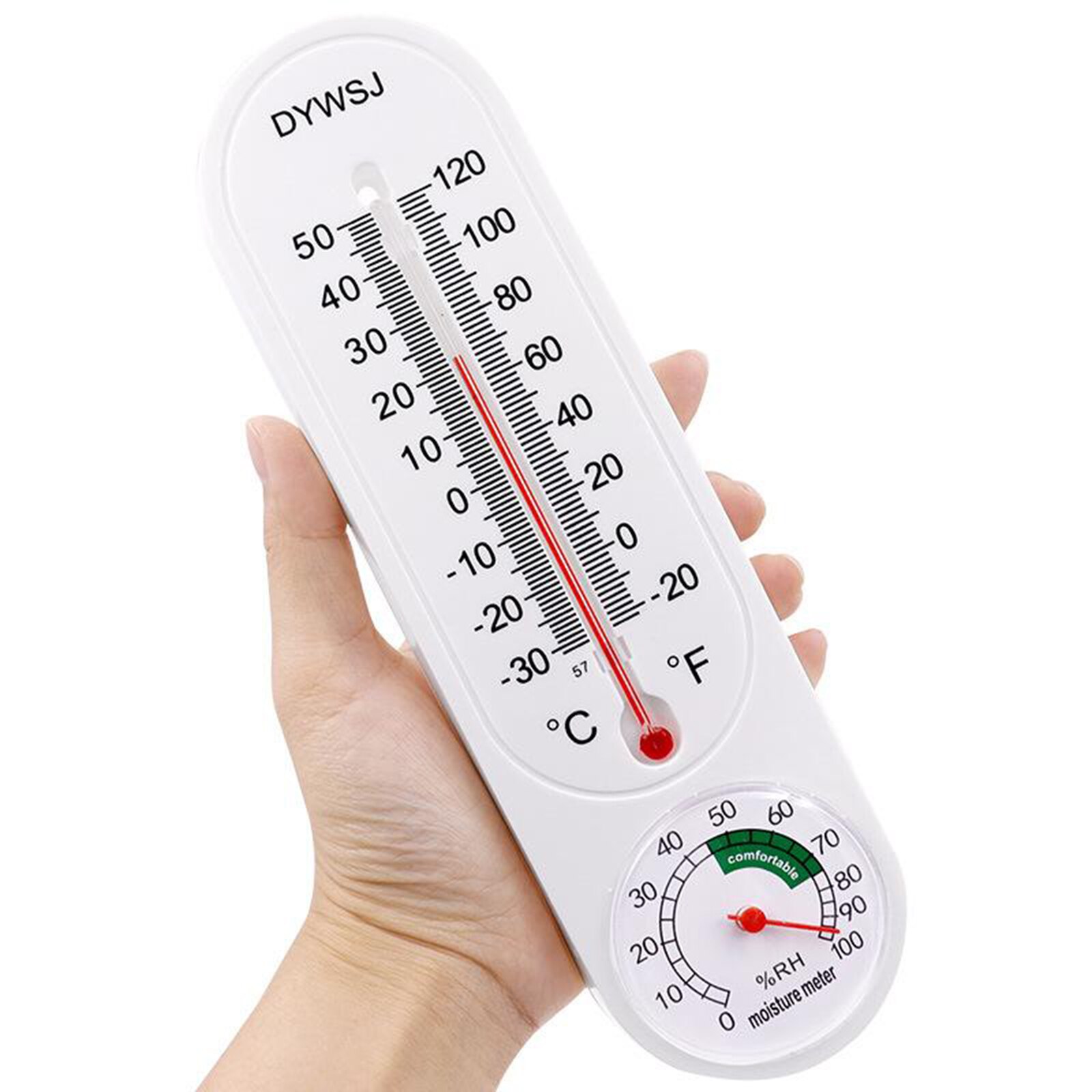 Plastic Thermometer & Hygrometer Meet Indoor Kamer Luchtvochtigheid Temperatuur Gauge Voor Planten Kamer