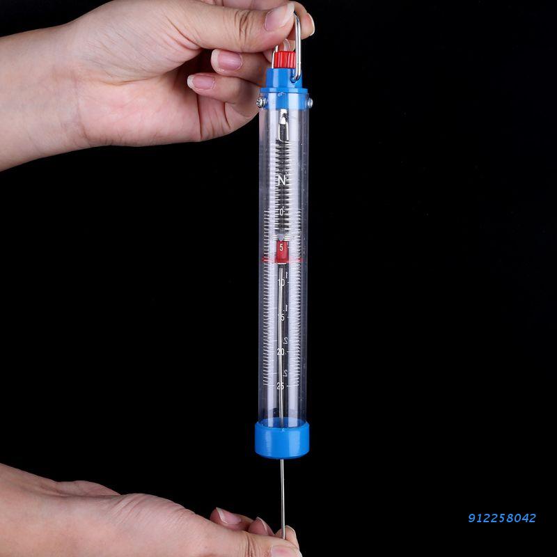 25N/2500g Newton Meter Force Meter Spring Dynamometer Spring Dual-Scaled Balance for Physical Experiment