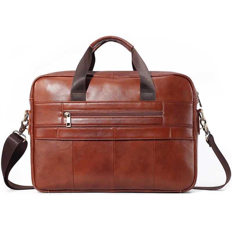 PI UNCLE Official Package Mail Bag Men's Leather Bag 14-Inch Laptop Bag ...